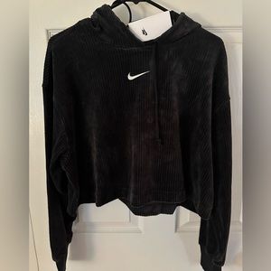 Nike crop top hoodie
